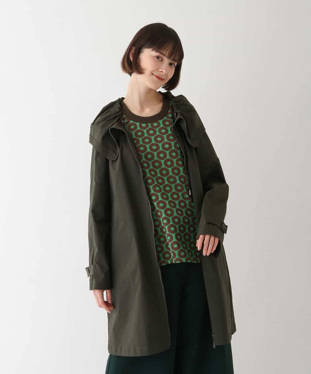 RLULT50510 HIROKO BIS GRANDE(ヒロコ ビス グランデ) 【札幌東北/オンライン限定】ライトフーディーコート カーキ
