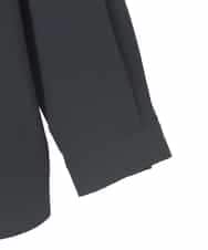 RMBDD70250 HIROKO BIS GRANDE(ヒロコ ビス グランデ) 【大きいサイズ】タックデザインタイプライターシャツ ネイビー