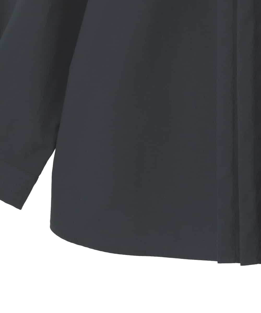 RMBDD70250 HIROKO BIS GRANDE(ヒロコ ビス グランデ) 【大きいサイズ】タックデザインタイプライターシャツ ネイビー