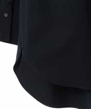 RMBDS71260 HIROKO BIS GRANDE(ヒロコ ビス グランデ) 【洗える】バンドカラーボタンデザインシャツ ネイビー