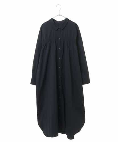 RMBDV64350 HIROKO BIS GRANDE 【洗濯機で洗える】シャーリングデザインロングシャツ