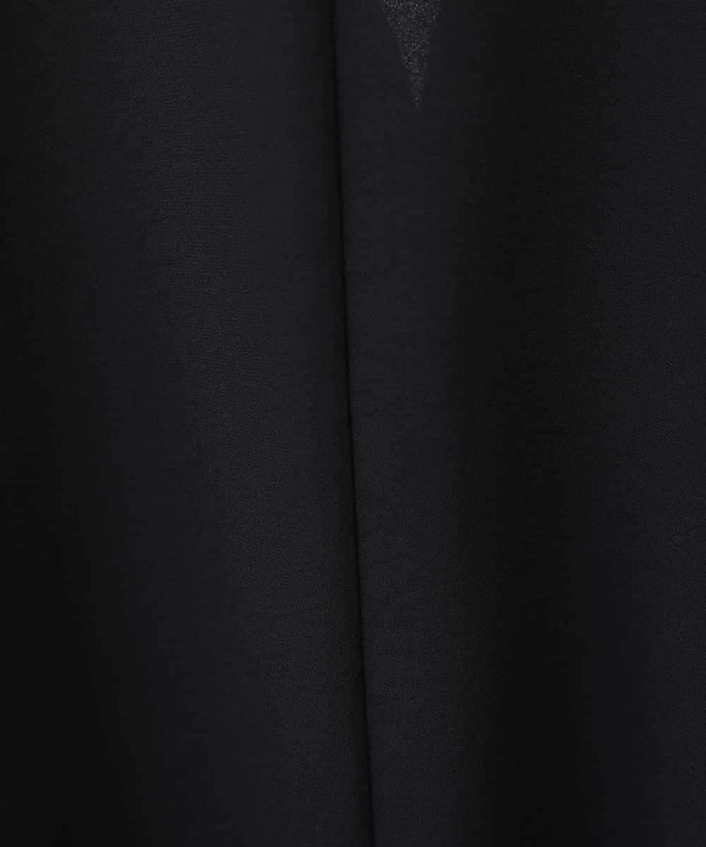 RMBIB60290 HIROKO BIS GRANDE(ヒロコ ビス グランデ) 【数量限定予約商品/大きいサイズ/接触冷感/UVカット/吸汗速乾】サイドメッシュデザインジレ /洗濯機で洗える ブラック