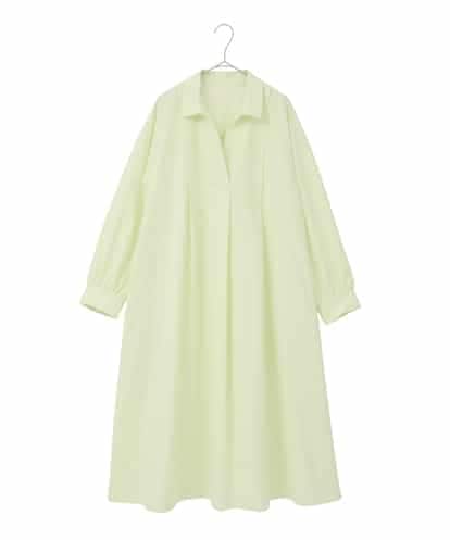 RMEDD71310  【大きいサイズ】タイプライターシャツワンピース