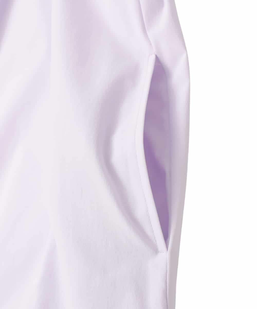 RMEDD71310 HIROKO BIS GRANDE(ヒロコ ビス グランデ) 【大きいサイズ】タイプライターシャツワンピース ラベンダー