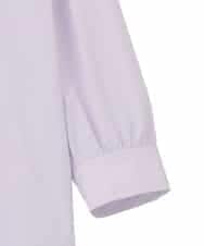 RMEDD71310 HIROKO BIS GRANDE(ヒロコ ビス グランデ) 【大きいサイズ】タイプライターシャツワンピース ラベンダー