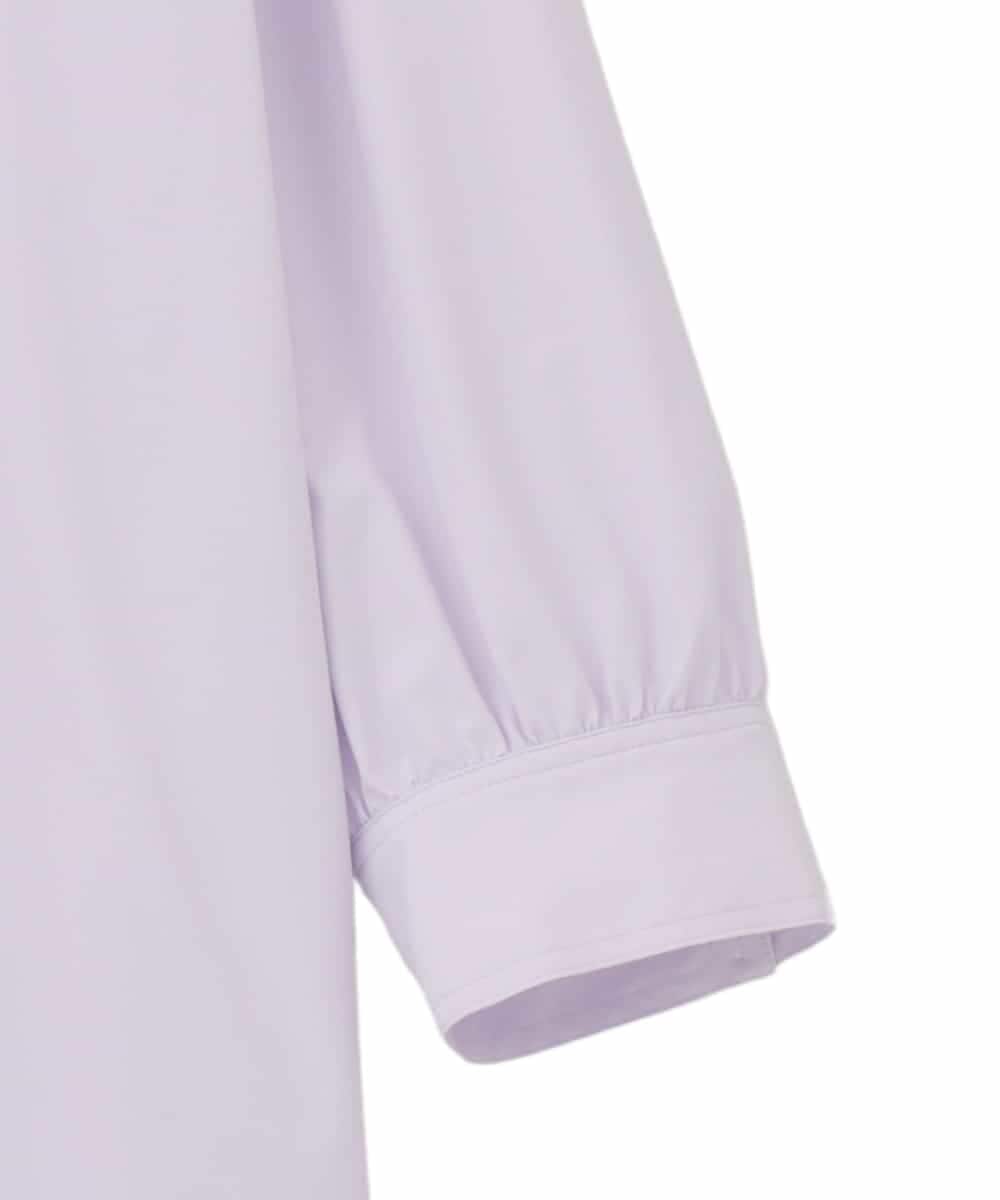 RMEDD71310 HIROKO BIS GRANDE(ヒロコ ビス グランデ) 【大きいサイズ】タイプライターシャツワンピース ラベンダー