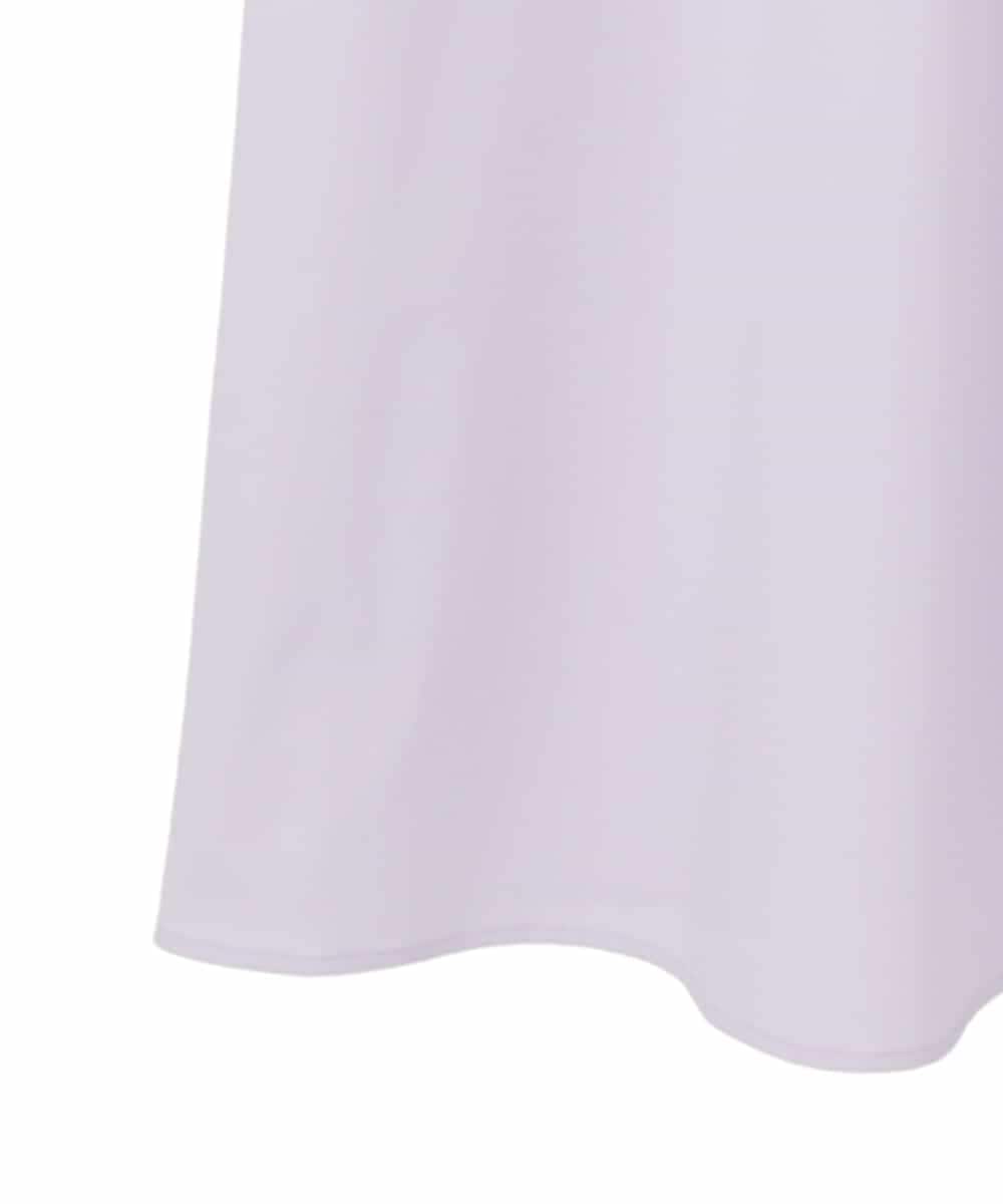 RMEDD71310 HIROKO BIS GRANDE(ヒロコ ビス グランデ) 【大きいサイズ】タイプライターシャツワンピース ラベンダー