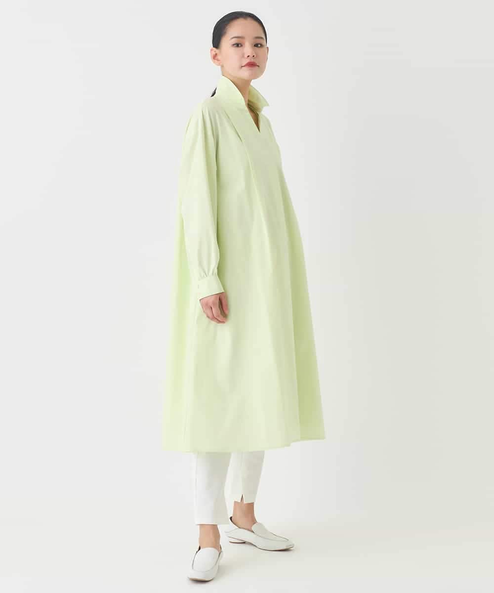 RMEDD71310 HIROKO BIS GRANDE(ヒロコ ビス グランデ) 【大きいサイズ】タイプライターシャツワンピース ラベンダー