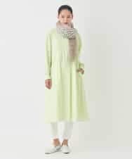 RMEDD71310 HIROKO BIS GRANDE(ヒロコ ビス グランデ) 【大きいサイズ】タイプライターシャツワンピース ラベンダー