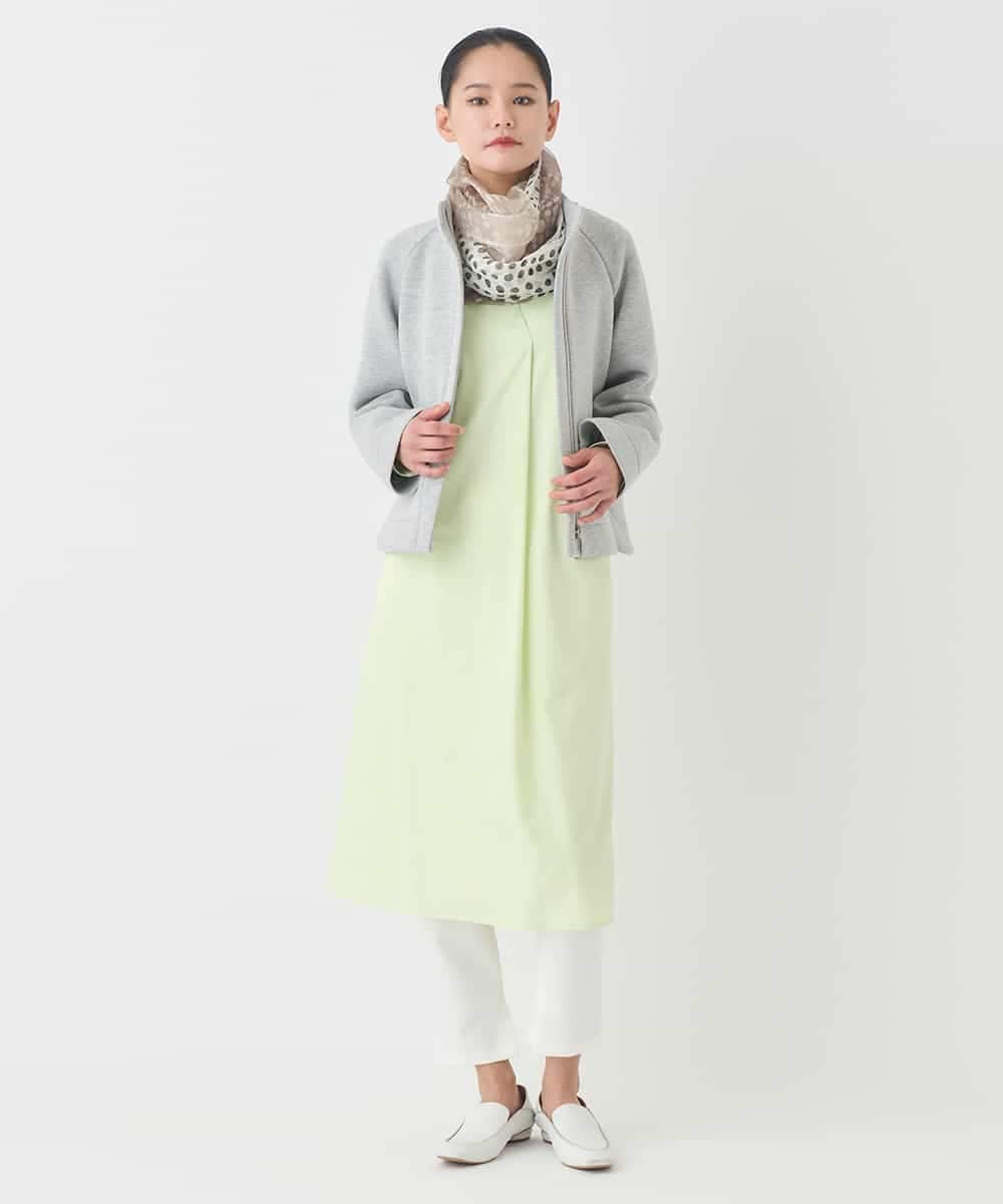 RMEDD71310 HIROKO BIS GRANDE(ヒロコ ビス グランデ) 【大きいサイズ】タイプライターシャツワンピース ラベンダー