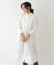 RMEDS64360 HIROKO BIS GRANDE(ヒロコ ビス グランデ) 【洗える】ワイドシルエットシャツワンピース ブラック