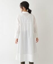 RMEDS64360 HIROKO BIS GRANDE(ヒロコ ビス グランデ) 【洗える】ワイドシルエットシャツワンピース ブラック