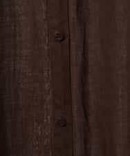 RMEFW62280 HIROKO BIS GRANDE(ヒロコ ビス グランデ) 【大きいサイズ/麻製品染め】ロングワンピース /洗える ブラウン