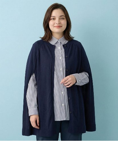 RMFAA62250 HIROKO BIS GRANDE 【大きいサイズ】ホールガーメントニットカーディガン