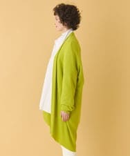 RMFAB67280 HIROKO BIS GRANDE(ヒロコ ビス グランデ) 【大きいサイズ】ホールガーメントロングカーディガン グリニッシュイエロー 