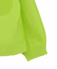 RMFDD60200 HIROKO BIS GRANDE(ヒロコ ビス グランデ) 【大きいサイズ】ドットジャガードニットプルオーバー /洗える グリーン