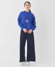 RMFDD60200 HIROKO BIS GRANDE(ヒロコ ビス グランデ) 【大きいサイズ】ドットジャガードニットプルオーバー グリーン