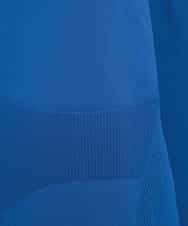 RMFDD61250 HIROKO BIS GRANDE(ヒロコ ビス グランデ) 【大きいサイズ】ドットジャガードペプラムニットカーディガン /洗える ブルー