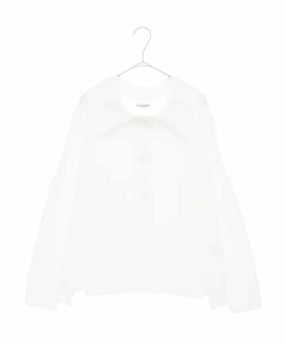 RMFDD61250 HIROKO BIS GRANDE 【大きいサイズ】ドットジャガードペプラムニットカーディガン /洗える