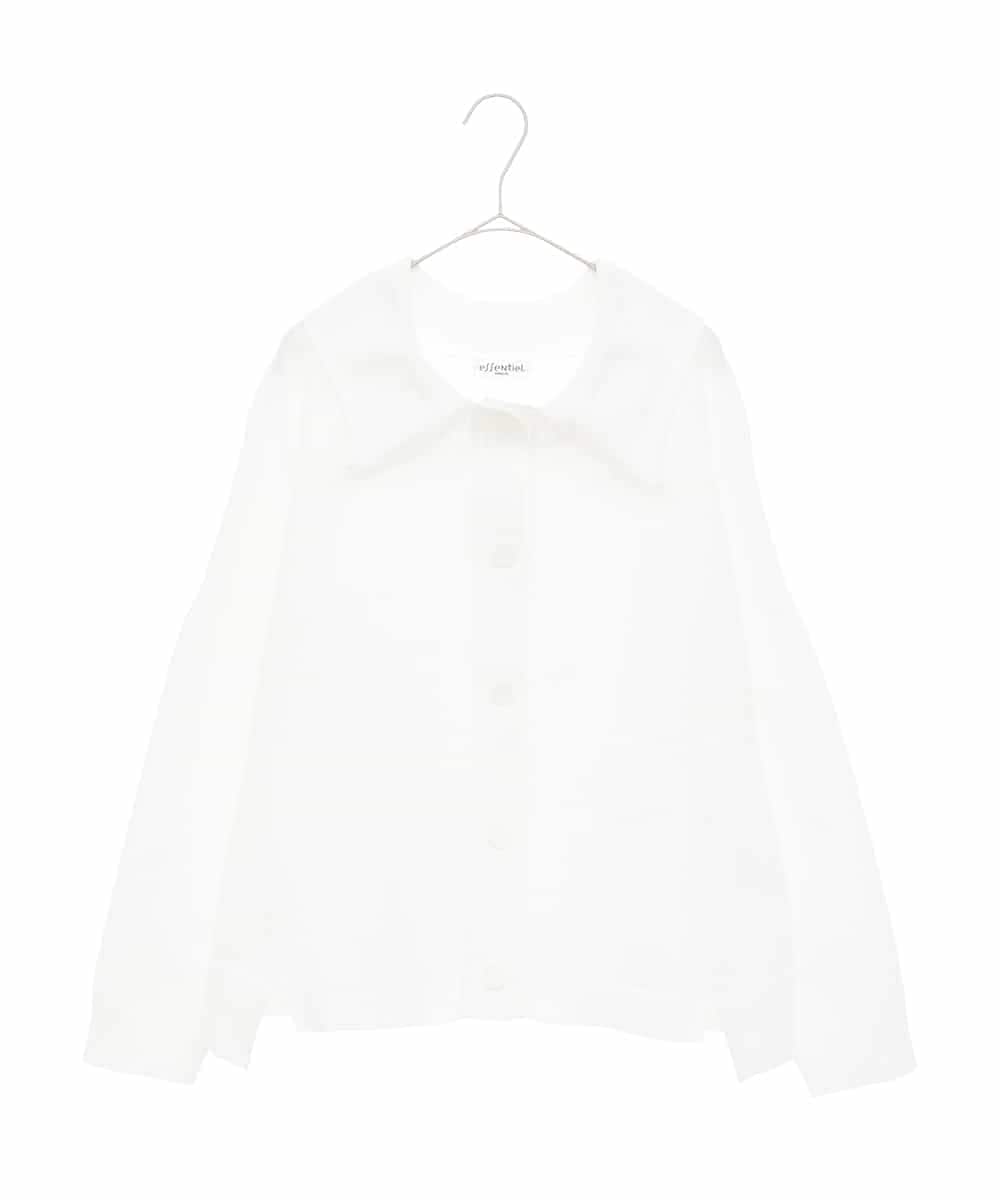 RMFDD61250 HIROKO BIS GRANDE(ヒロコ ビス グランデ) 【大きいサイズ】ドットジャガードペプラムニットカーディガン /洗える ホワイト