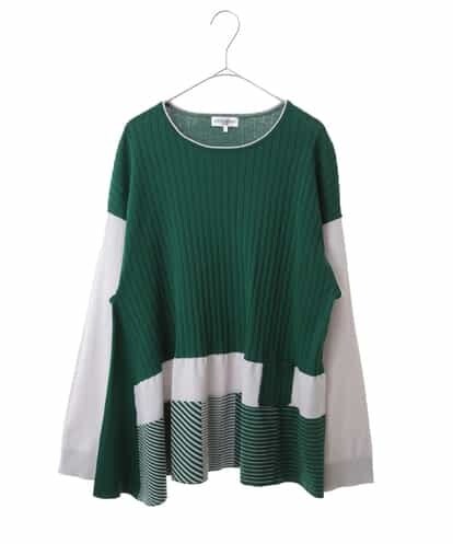 RMFEM89230 HIROKO BIS 【洗える】ストレッチコットンジャカードプルオーバー