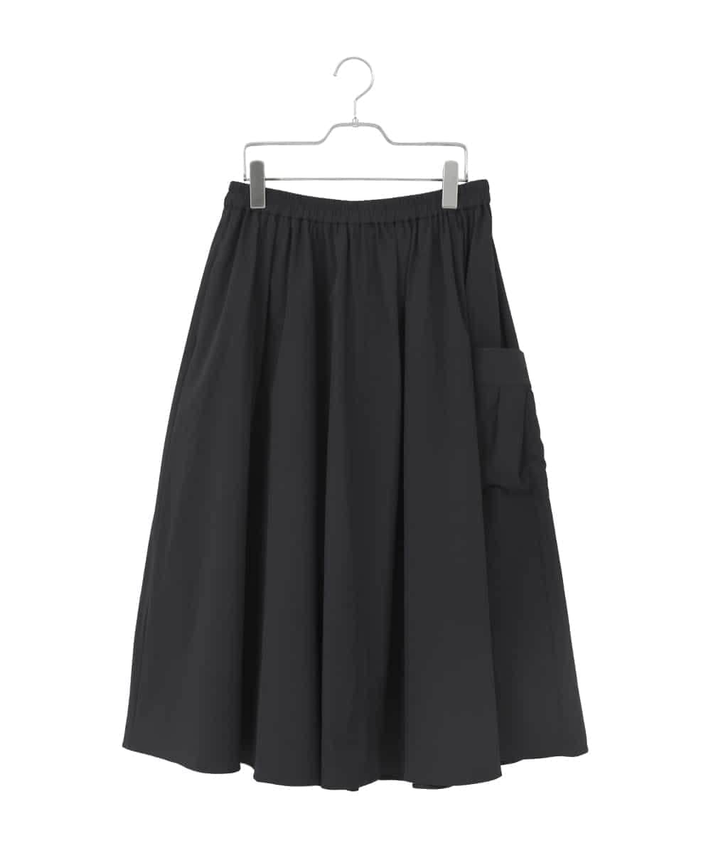 RMHDD80250 HIROKO BIS GRANDE(ヒロコ ビス グランデ) 【大きいサイズ】ハイストレッチギャザーフレアスカート ネイビー