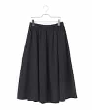 RMHDD80250 HIROKO BIS GRANDE(ヒロコ ビス グランデ) 【大きいサイズ】ハイストレッチギャザーフレアスカート ネイビー