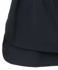 RMHDV65090 HIROKO BIS GRANDE(ヒロコ ビス グランデ) 【大きいサイズ】レイヤードシャツスカート /洗濯機で洗える ネイビー