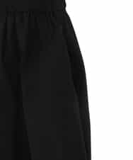 RMHFT63250 HIROKO BIS GRANDE(ヒロコ ビス グランデ) 【洗濯機で洗える】アシンメトリーギャザースカート ブラック