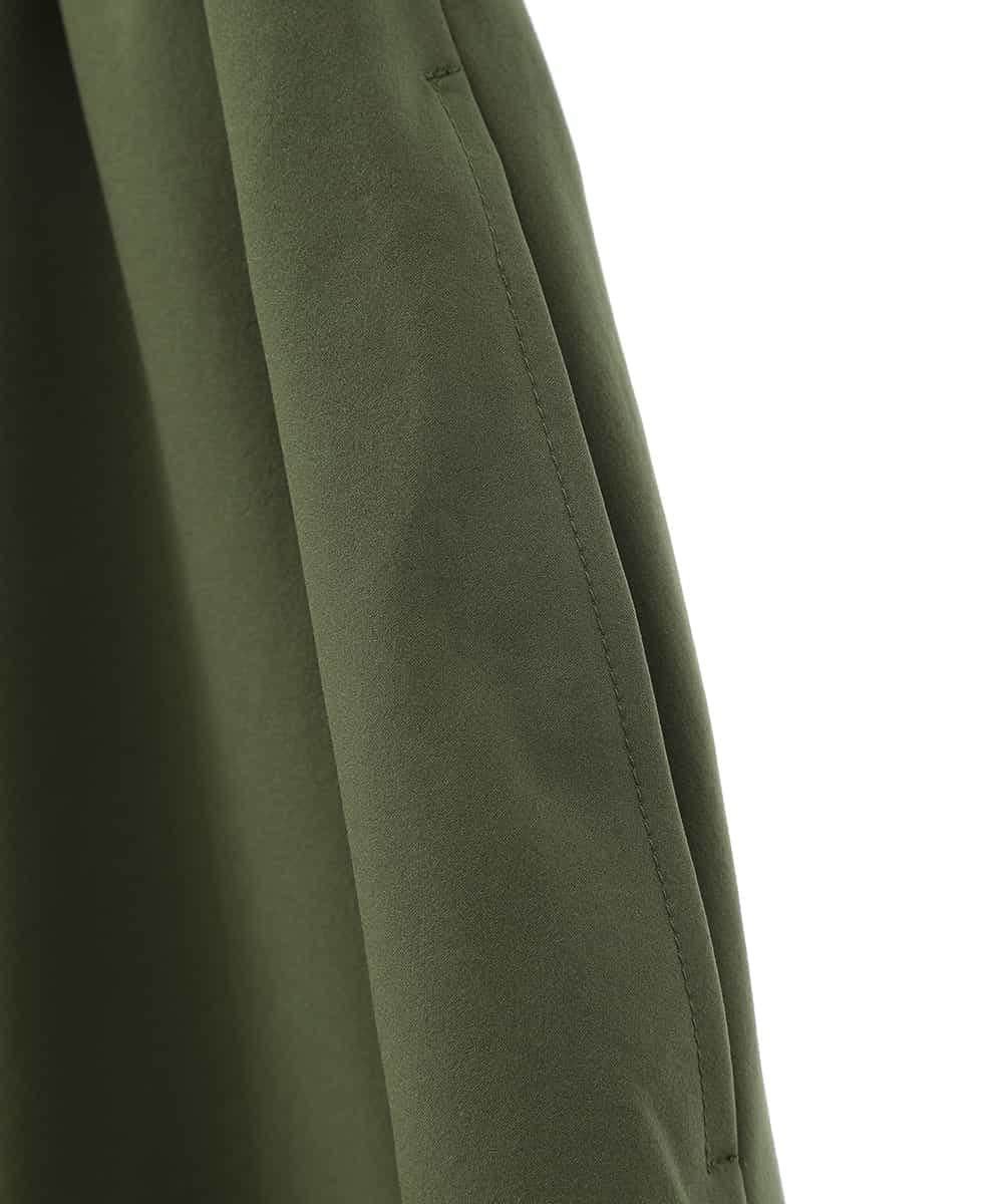 RMHLW62250 HIROKO BIS GRANDE(ヒロコ ビス グランデ) 【大きいサイズ】ポプリンストレッチバルーンスカート /洗濯機で洗える カーキ