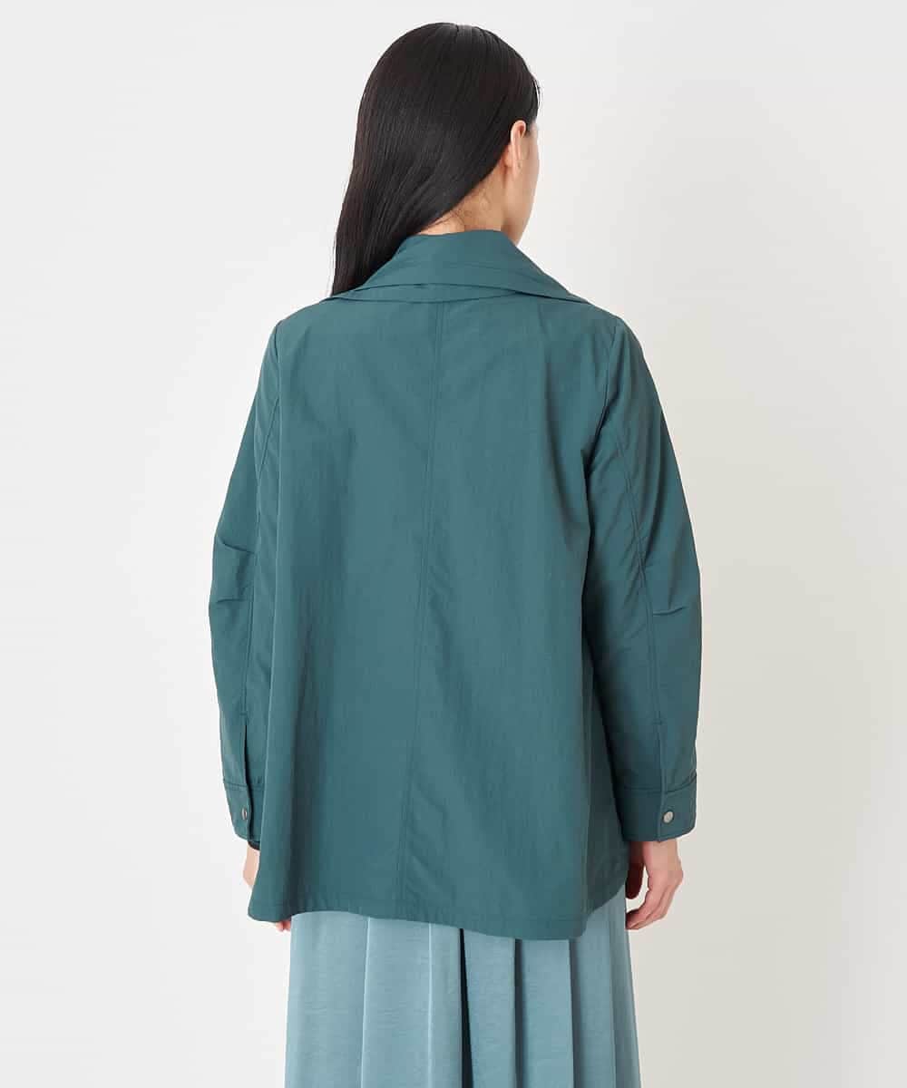 RMJLT60290 HIROKO BIS GRANDE(ヒロコ ビス グランデ) 【洗濯機で洗える】ラウンドカットヘムミドル丈ブルゾン レッド