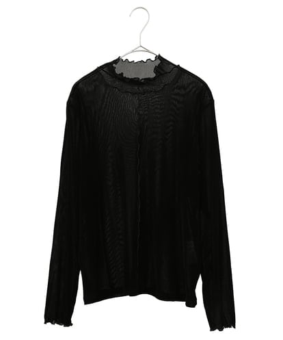 RMKAC80200 HIROKO BIS GRANDE 【大きいサイズ】メロウデザインハイネックカットソー /洗える