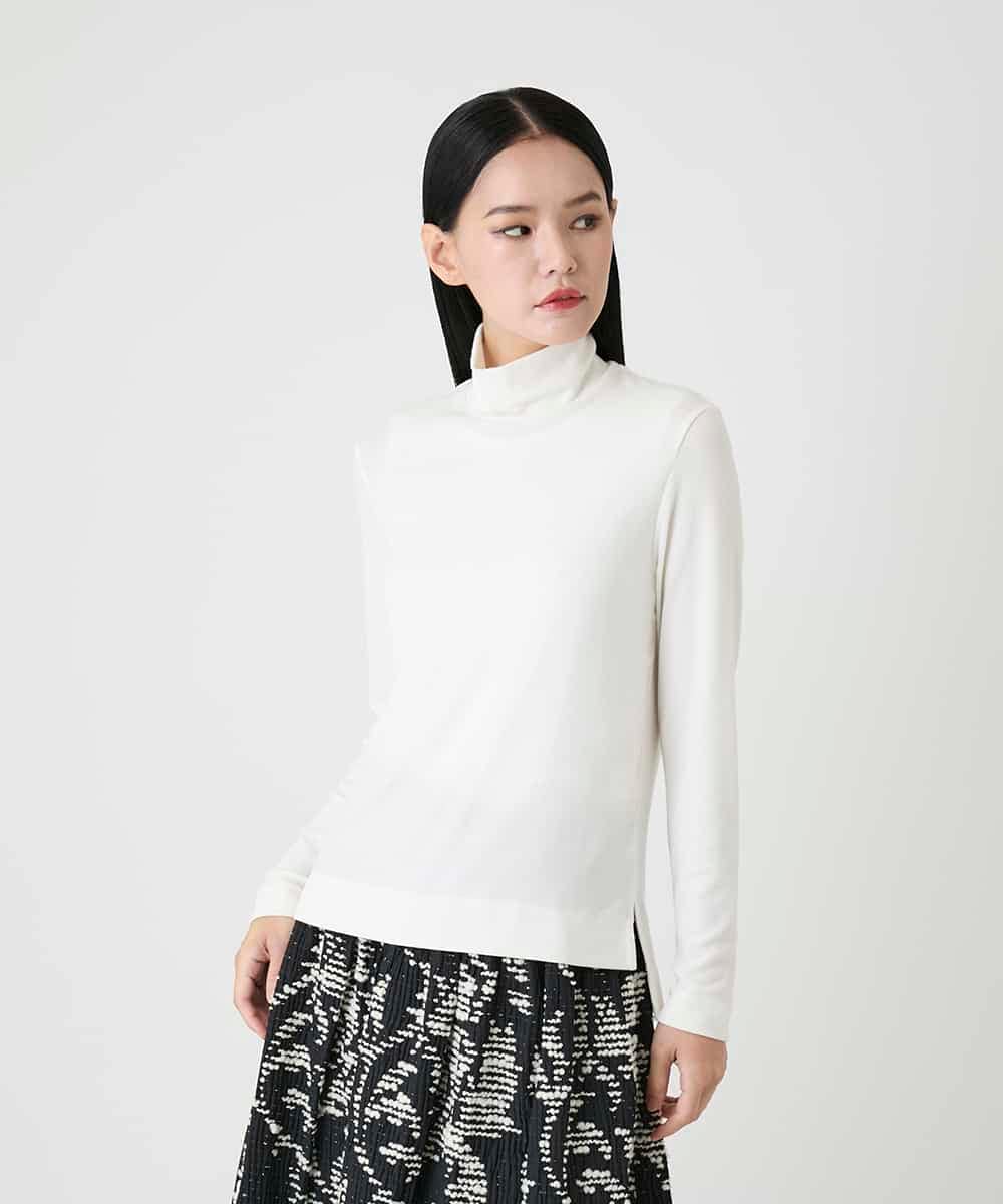 RMKAG70180 HIROKO BIS GRANDE(ヒロコ ビス グランデ) 【大きいサイズ/開封後の返品交換不可】セラミド配合ハイネックトップ アイボリー