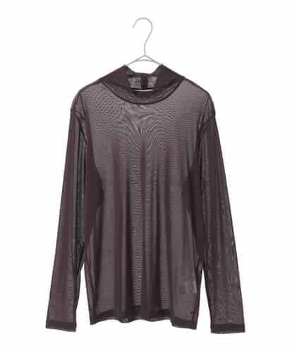 RMKAG85080 HIROKO BIS GRANDE 【大きいサイズ】シアーハイネックプルオーバー