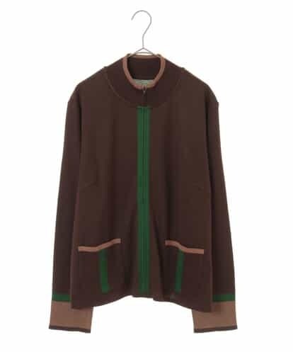 RMKAK75250 HIROKO BIS GRANDE トロンプルイユジャカードニットカーディガン