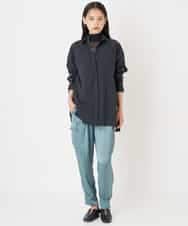 RMKAV75070 HIROKO BIS GRANDE(ヒロコ ビス グランデ) 【大きいサイズ】チュールハイネックプルオーバー /洗濯機で洗える レッド