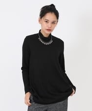 RMKAW66210 HIROKO BIS GRANDE(ヒロコ ビス グランデ) 【洗える】プリーツジャージーデザインチュニック ブルー