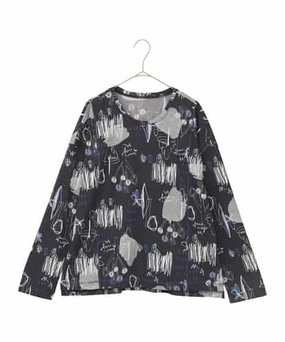 RMKDD60250  【大きいサイズ】アートプリントカットソー