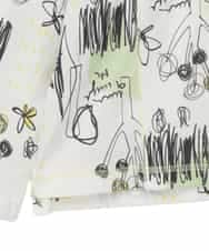 RMKDD60250 HIROKO BIS GRANDE(ヒロコ ビス グランデ) 【大きいサイズ】アートプリントカットソー ホワイト