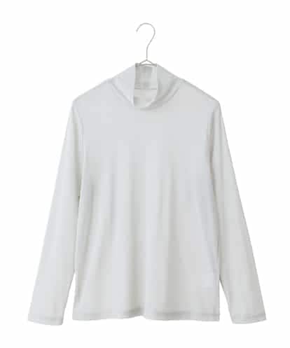 RMKED85070 HIROKO BIS GRANDE 【大きいサイズ】シアーハイネックカットソー /洗濯機で洗える