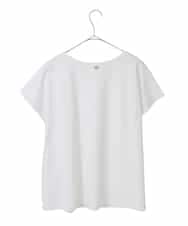 RMKFD70130 HIROKO BIS GRANDE(ヒロコ ビス グランデ) フレンチスリーブコットンカットソー ホワイト