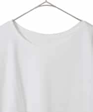 RMKFD70130 HIROKO BIS GRANDE(ヒロコ ビス グランデ) フレンチスリーブコットンカットソー ホワイト