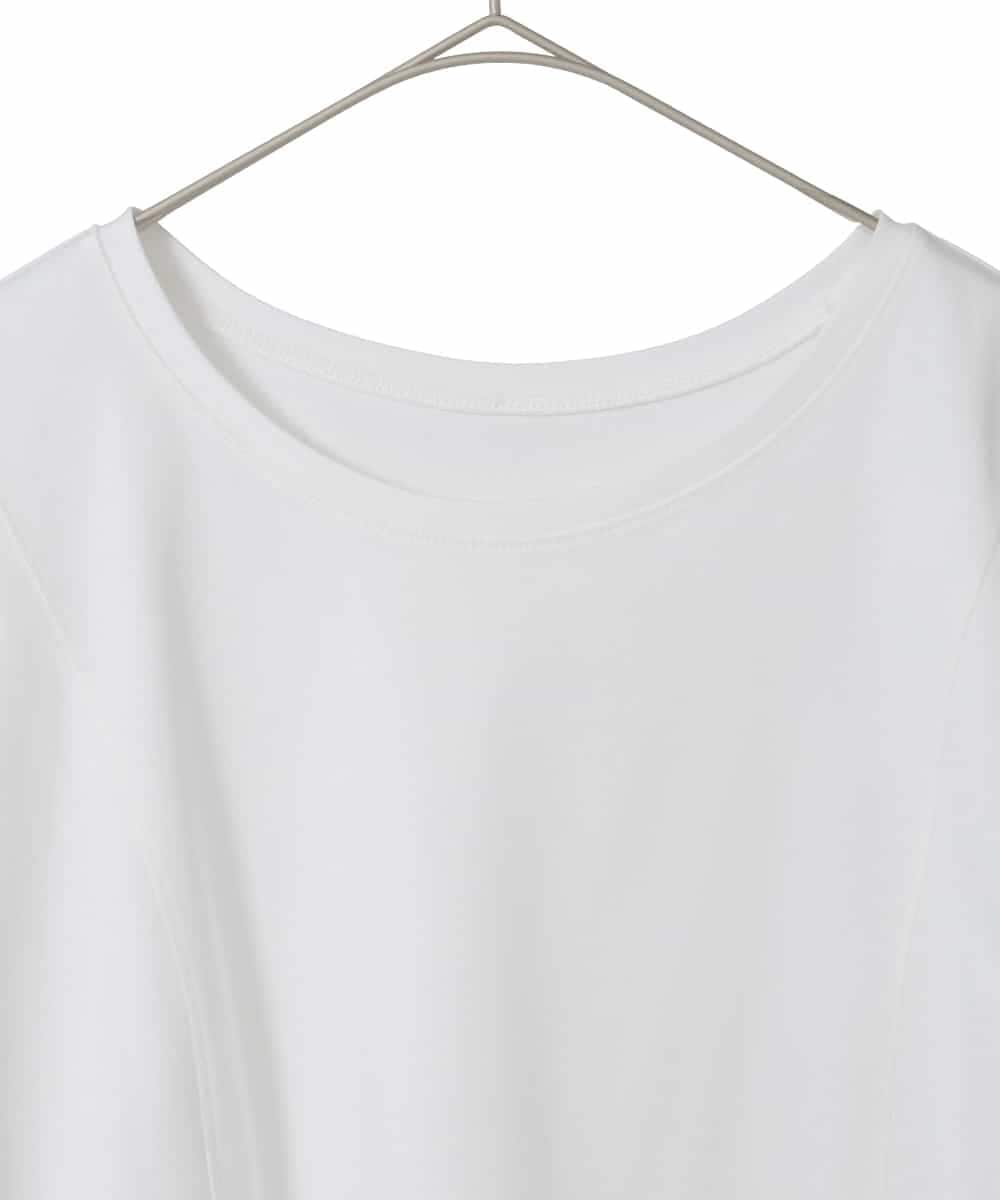 RMKFD70130 HIROKO BIS GRANDE(ヒロコ ビス グランデ) フレンチスリーブコットンカットソー ホワイト