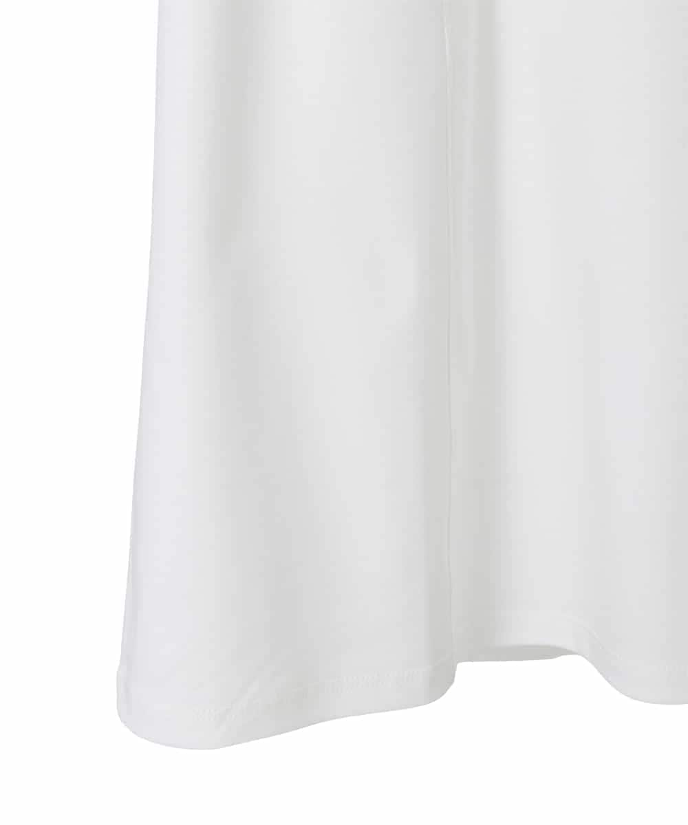 RMKFD70130 HIROKO BIS GRANDE(ヒロコ ビス グランデ) フレンチスリーブコットンカットソー ホワイト