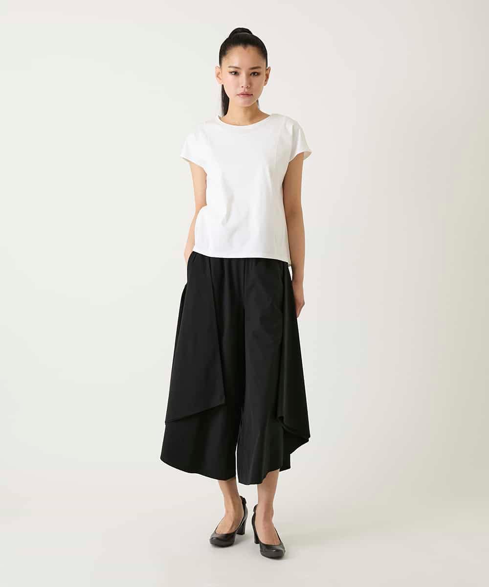 RMKFD70130 HIROKO BIS GRANDE(ヒロコ ビス グランデ) フレンチスリーブコットンカットソー ホワイト