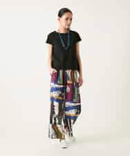 RMKFD70130 HIROKO BIS GRANDE(ヒロコ ビス グランデ) フレンチスリーブコットンカットソー ホワイト