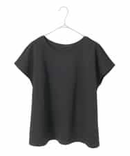 RMKFD70130 HIROKO BIS GRANDE(ヒロコ ビス グランデ) フレンチスリーブコットンカットソー ブラック