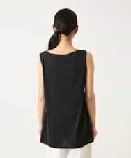 RMKGE75079 HIROKO BIS GRANDE(ヒロコ ビス グランデ) 【大きいサイズ】ベーシックインナーチュニックタンクトップ /洗濯機で洗える ホワイト