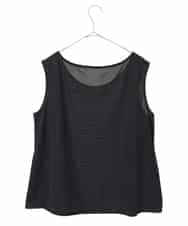 RMKGE76069 HIROKO BIS GRANDE(ヒロコ ビス グランデ) 【大きいサイズ】ベーシックインナータンクトップ /洗濯機で洗える ブラック