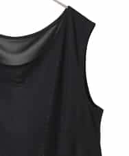 RMKGE76069 HIROKO BIS GRANDE(ヒロコ ビス グランデ) 【大きいサイズ】ベーシックインナータンクトップ /洗濯機で洗える ブラック